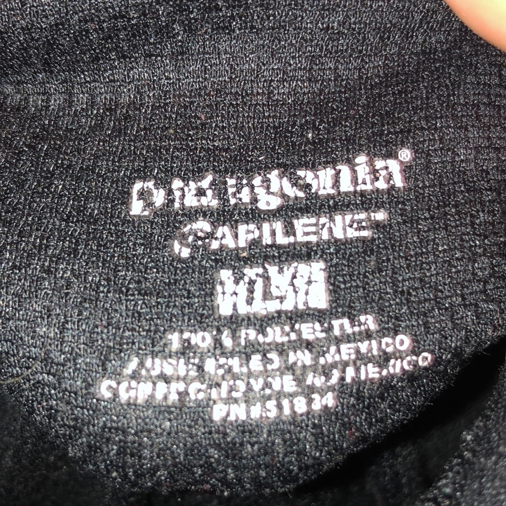 Men’s Patagonia quarter zip sweatshirt light weight workout top size lar… - Picture 3 of 5